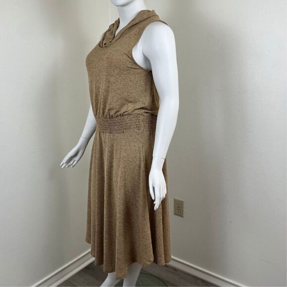 Soft Surroundings Womens Size L Tall Kerry Cowl Neck Swing Midi Pullover Dress - Picture 7 of 17